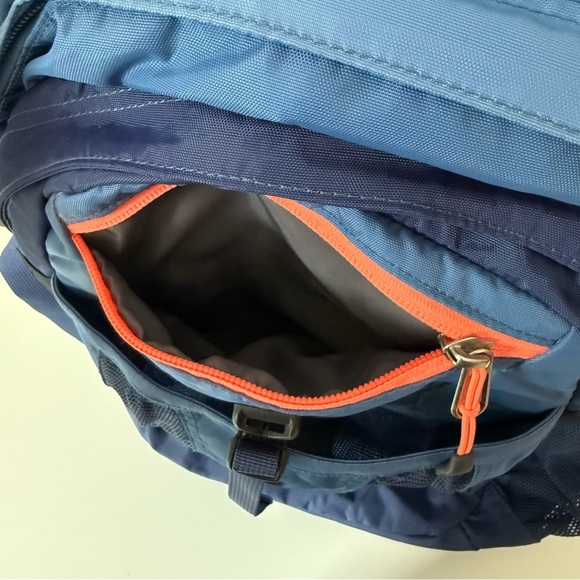 The North Face Recon Backpack Hiking School Laptop Outdoor‎ Blue Pink Orange - Picture 6 of 15